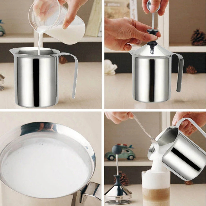 400ML Stainless Milk Frother F - Kitchen Appliances Unit บทวิจารณ์และราคา