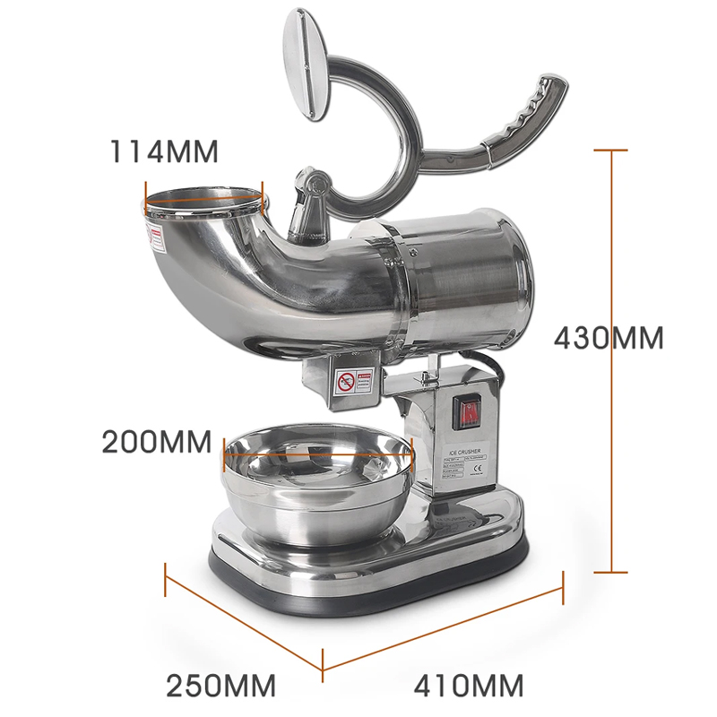 110V / 220V Ice Crusher Electr - Ice Cream Maker Electric บทวิจารณ์และราคา