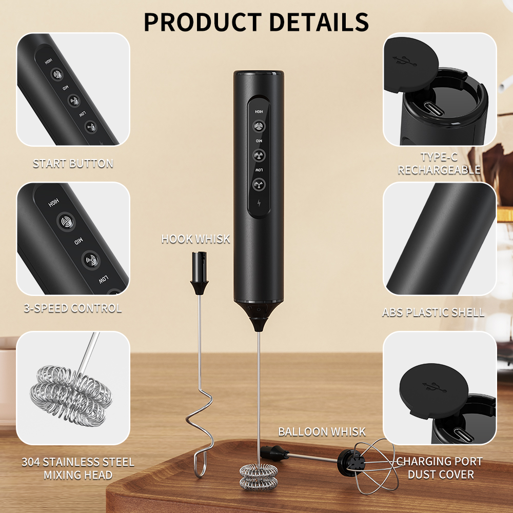 3 in 1 Electric Handheld Milk  - Kitchen Appliances Unit บทวิจารณ์และราคา