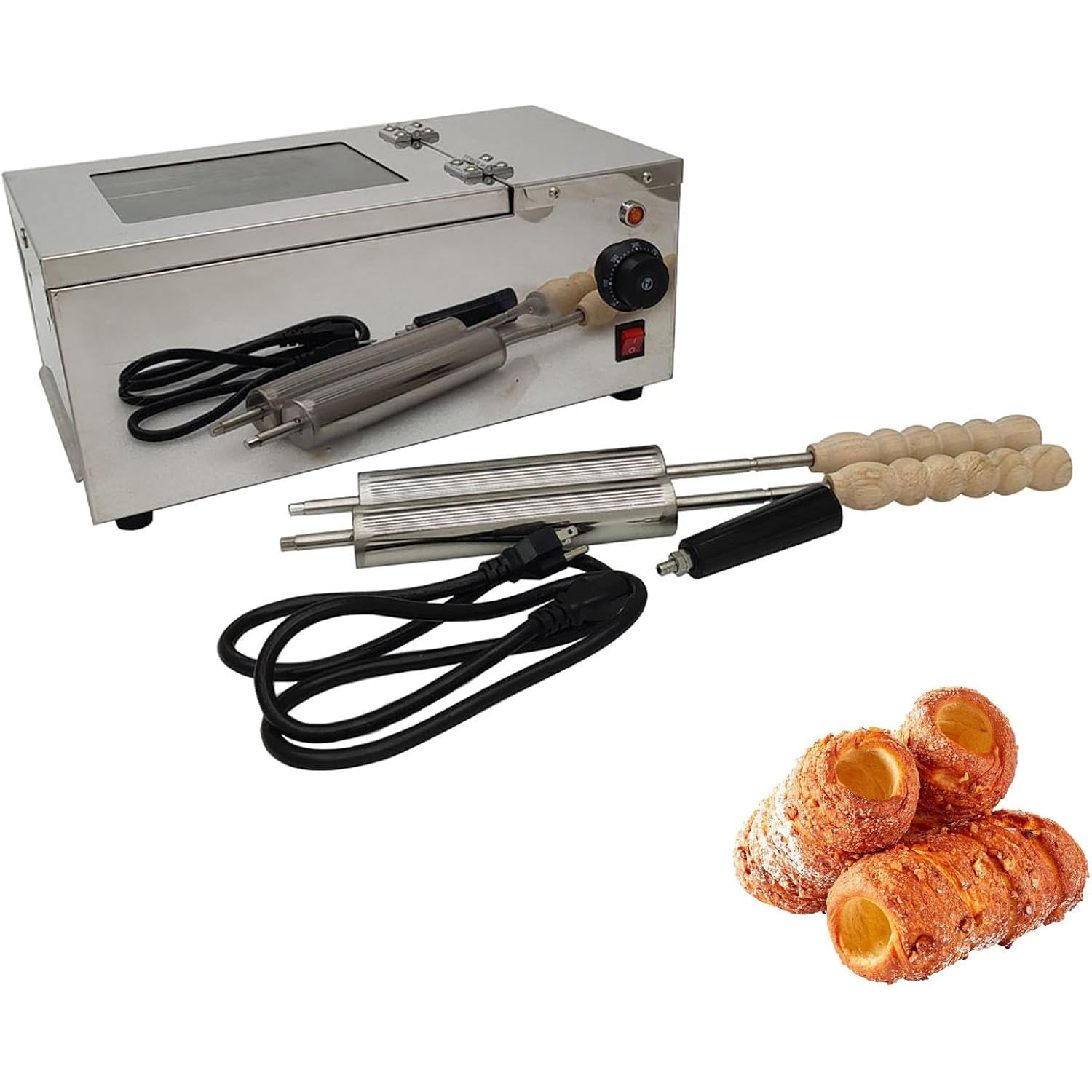 Chimney Cake Roll Oven Maker w - Ice Cream Maker Electric บทวิจารณ์และราคา