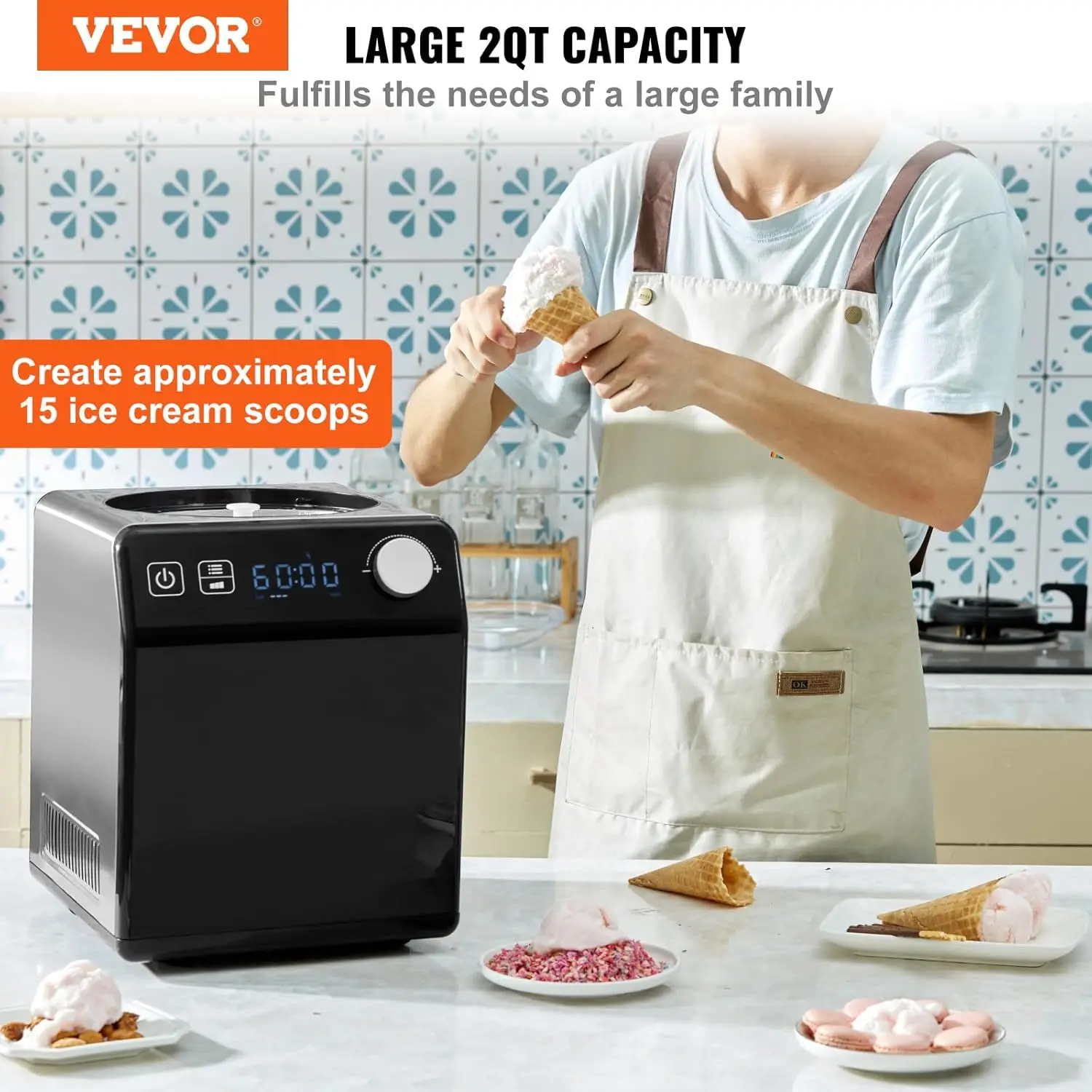 Upright Automatic Ice Cream Ma - Ice Cream Maker Electric บทวิจารณ์และราคา