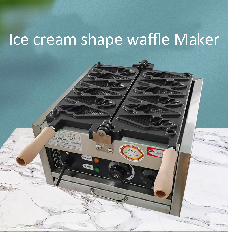 Electric Ice Cream Waffle Cone - Ice Cream Maker Electric บทวิจารณ์และราคา
