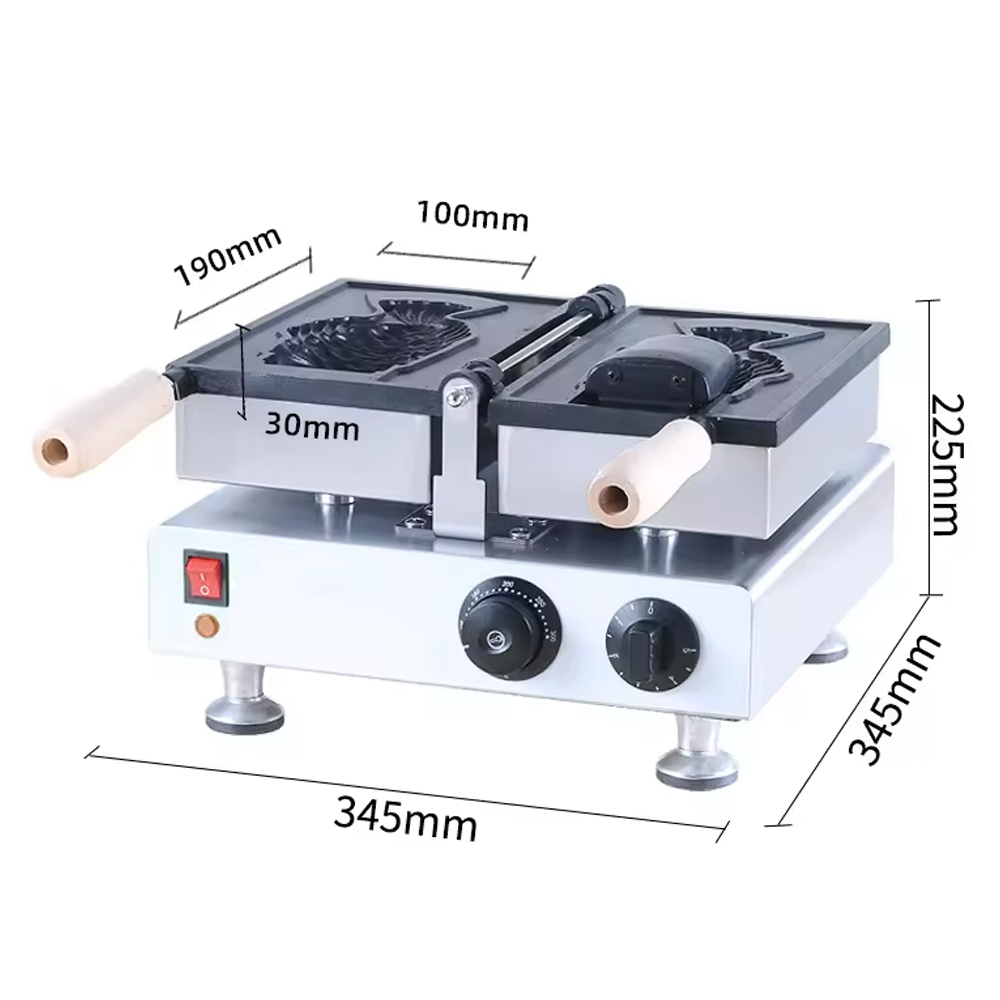 Commercial 1 Pcs Fish Taiyaki  - Ice Cream Maker Electric บทวิจารณ์และราคา
