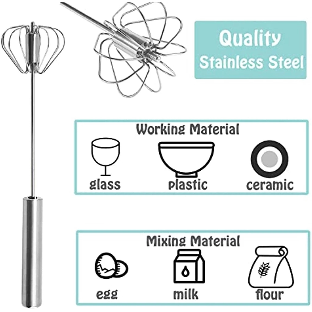 1/3pcs Stainless Steel Egg Bea - Kitchen Appliances Unit บทวิจารณ์และราคา