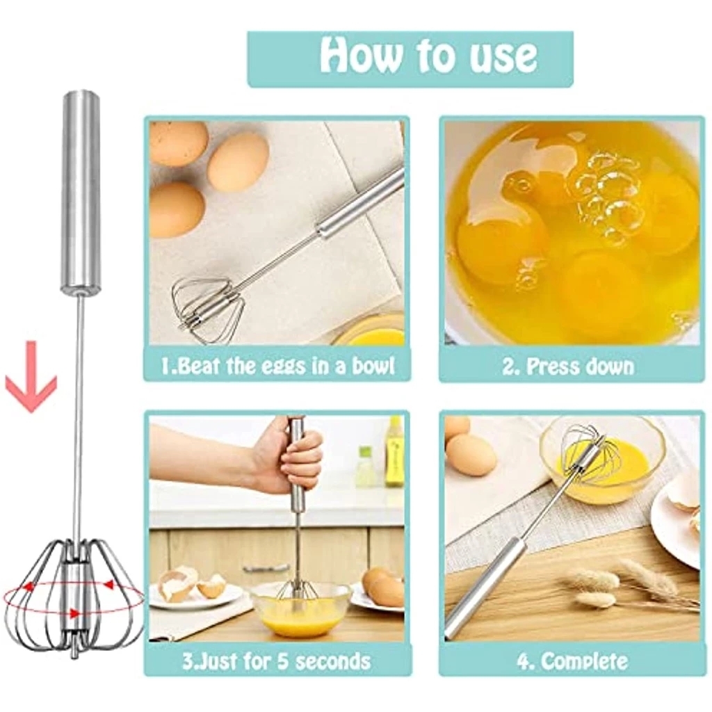 1/3pcs Stainless Steel Egg Bea - Kitchen Appliances Unit บทวิจารณ์และราคา