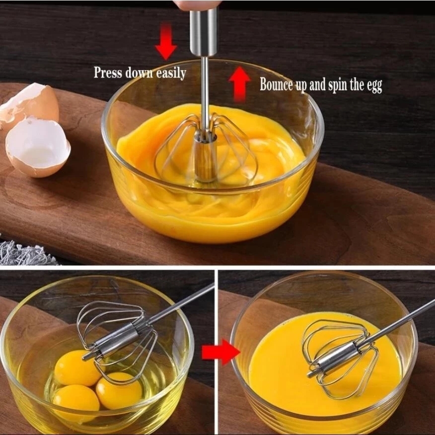1/3pcs Stainless Steel Egg Bea - Kitchen Appliances Unit บทวิจารณ์และราคา