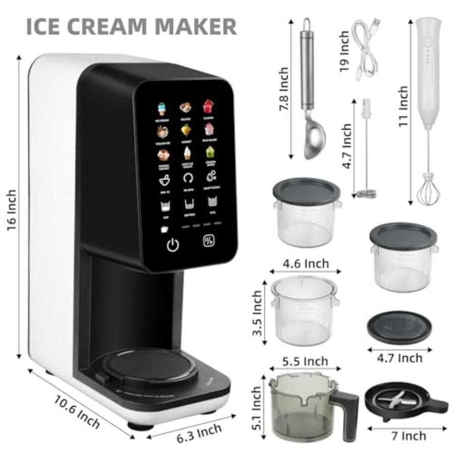 12 In 1 Electric Ice Cream Mak - Ice Cream Maker Electric บทวิจารณ์และราคา